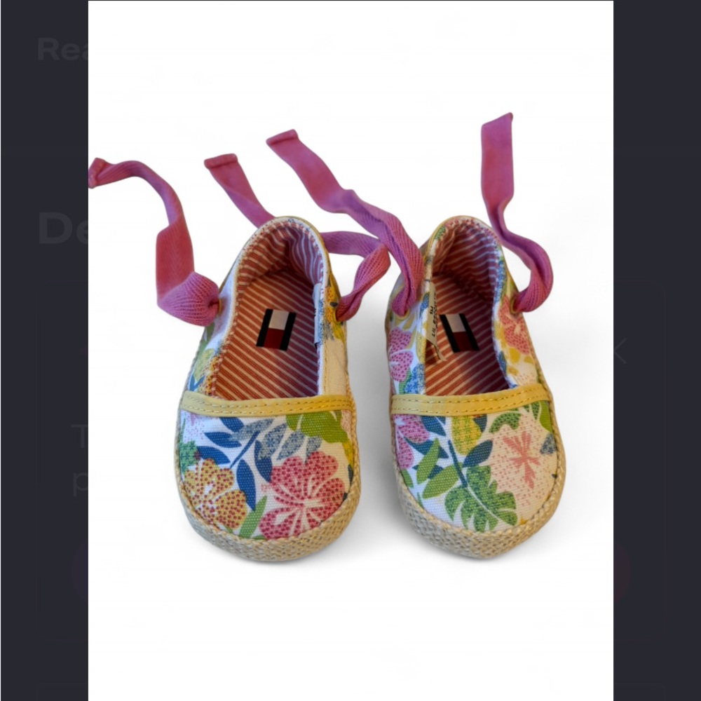 Tommy Hilfiger Floral Baby Walker Shoes